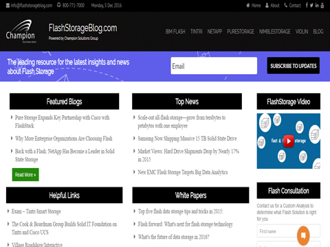 Flash Storage Blog