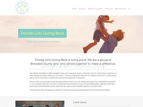 Florida Girls Giving Back
